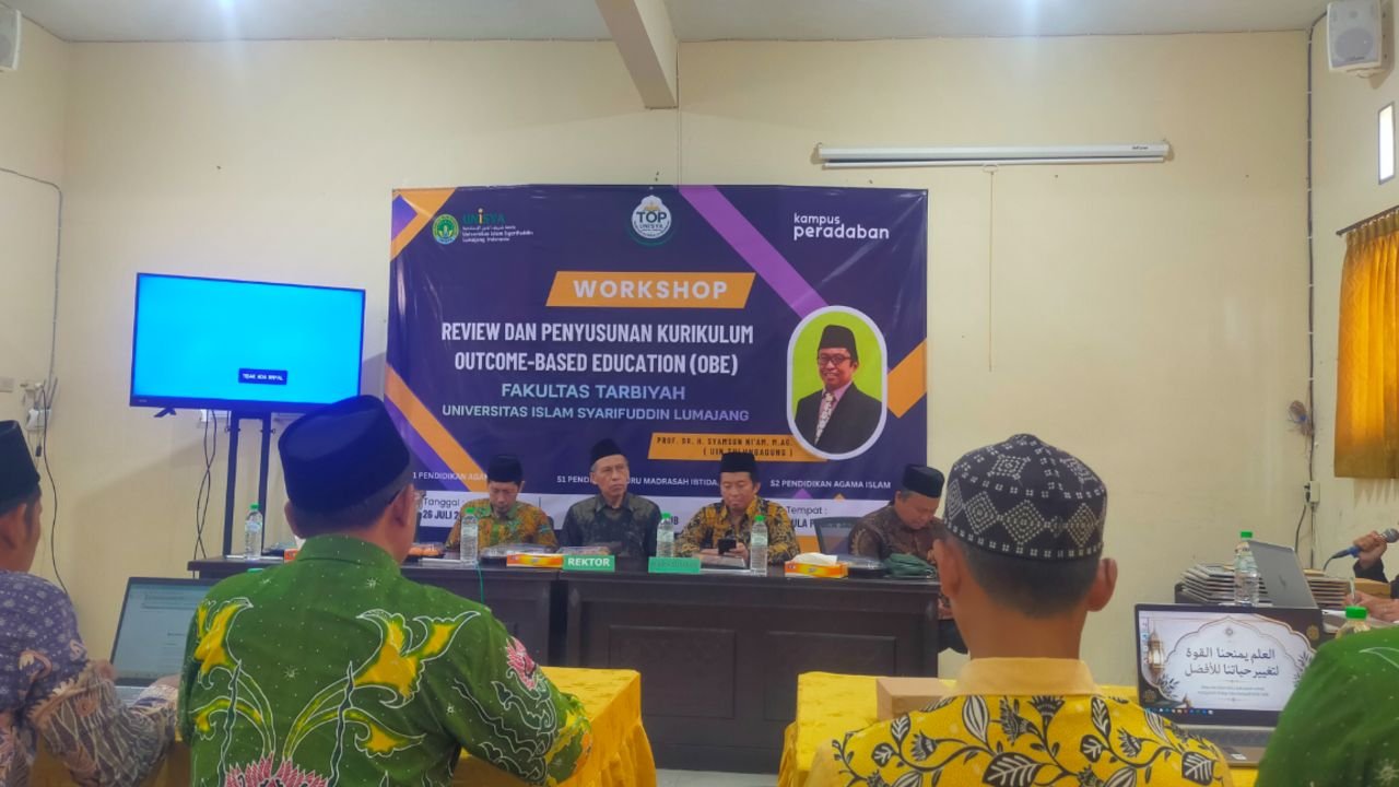 Tingkatkan Sinergi Pendidikan Tinggi dan Madrasah, Kepala MA Nurul Istiqomah Hadiri Workshop Kurikulum OBE di UNISYA Lumajang