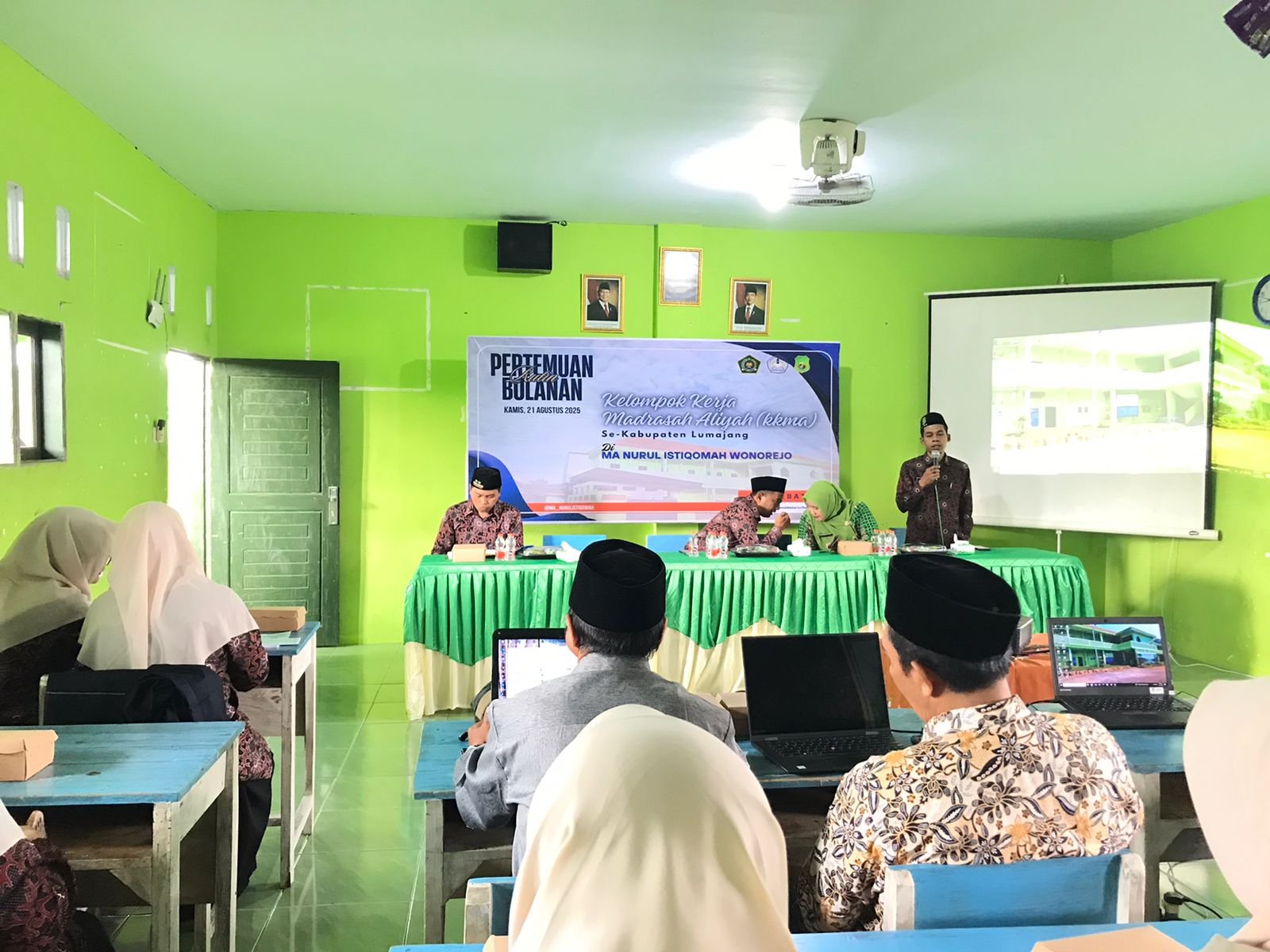 Pertemuan Rutin KKMA di MA Nurul Istiqomah